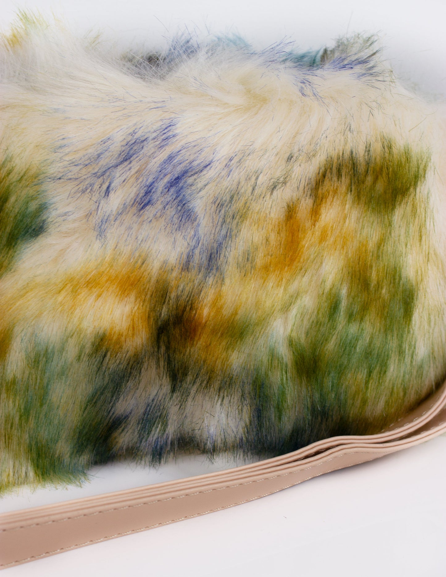 faux fur shoulder bag