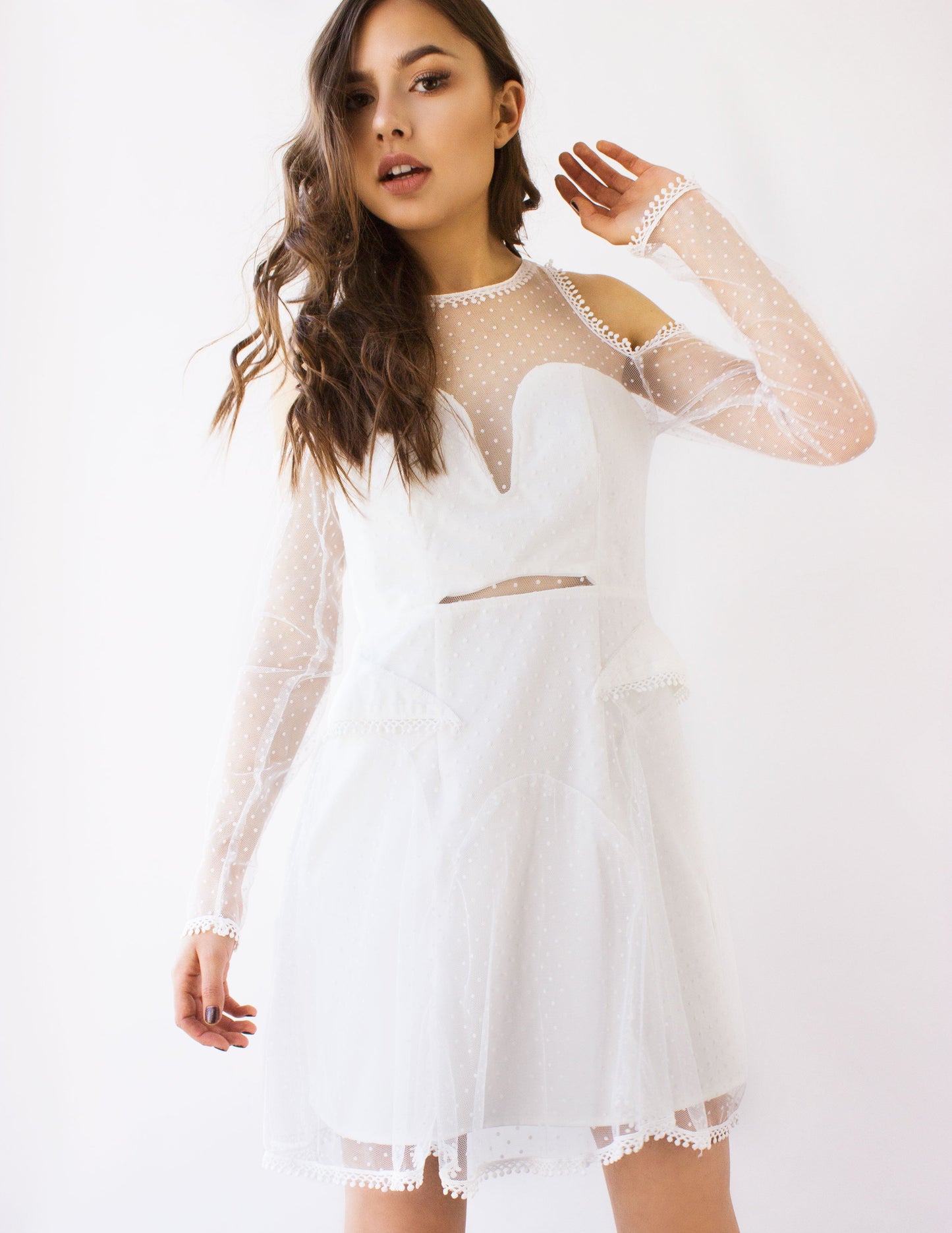 Vegan white dress