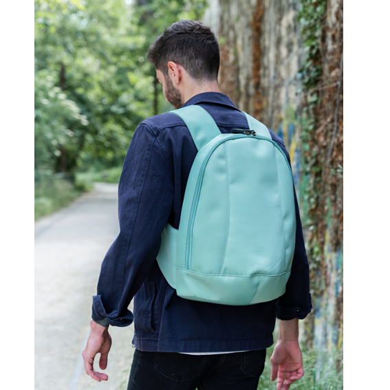 Pastel Green Nomade Arsayo secure backpack