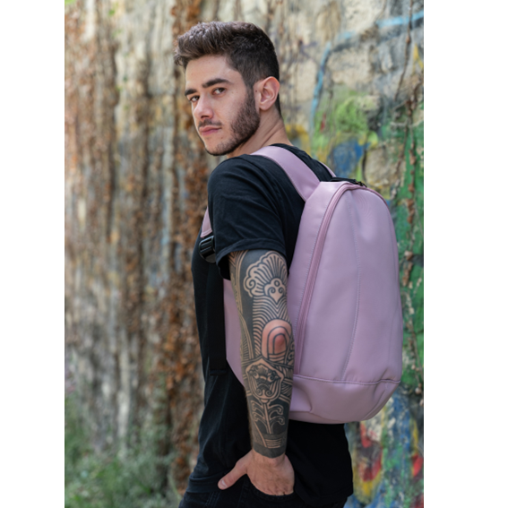 Pastel Mauuve Nomade Arsayo secure backpack