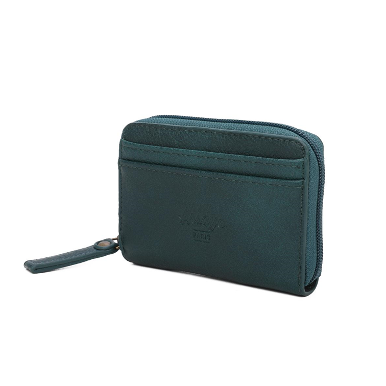 Peacock Blue Small Wallet arsayo Vegan