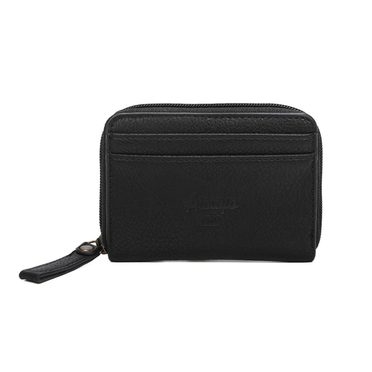 black Small Wallet arsayo Vegan