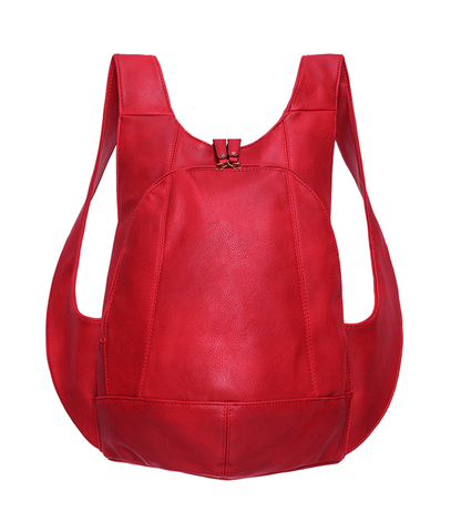 Red Backpack vegan