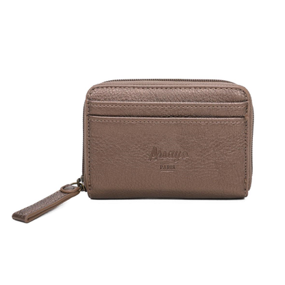 metallic color bronze Small Wallet arsayo Vegan