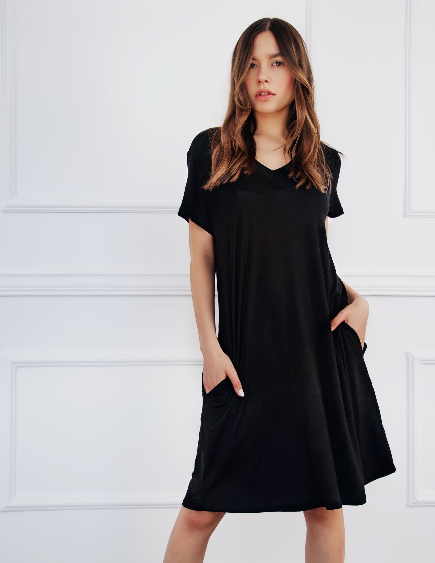 black dress vegan