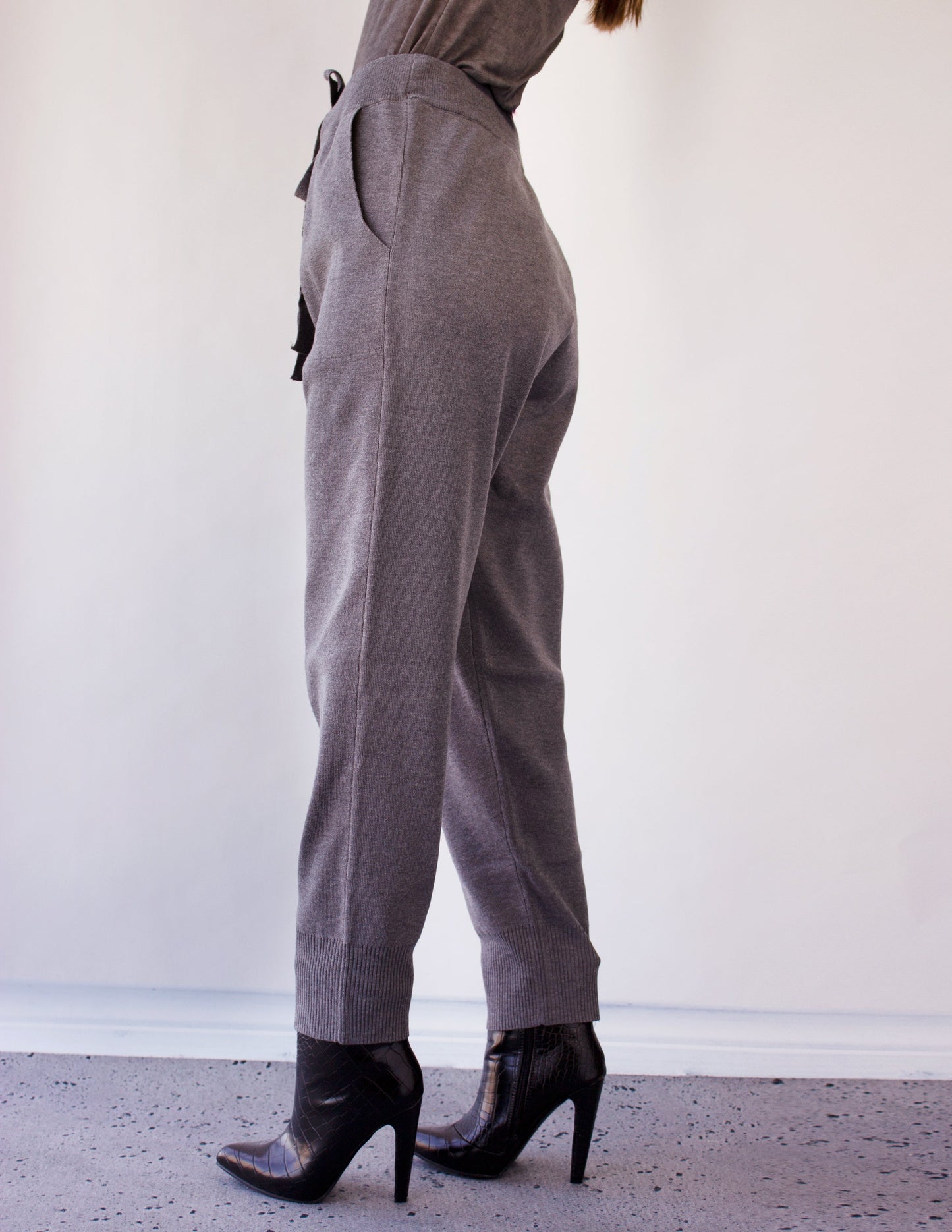 grey jogger pant vegan