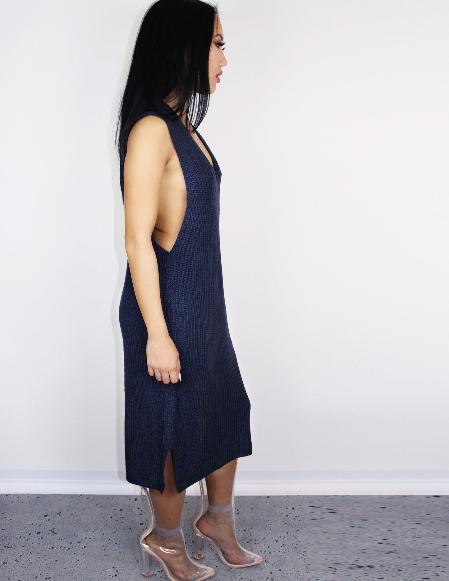 Blue district vegan dress