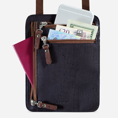 Travel Neck Stash Wallet Passport with RFID Blocking