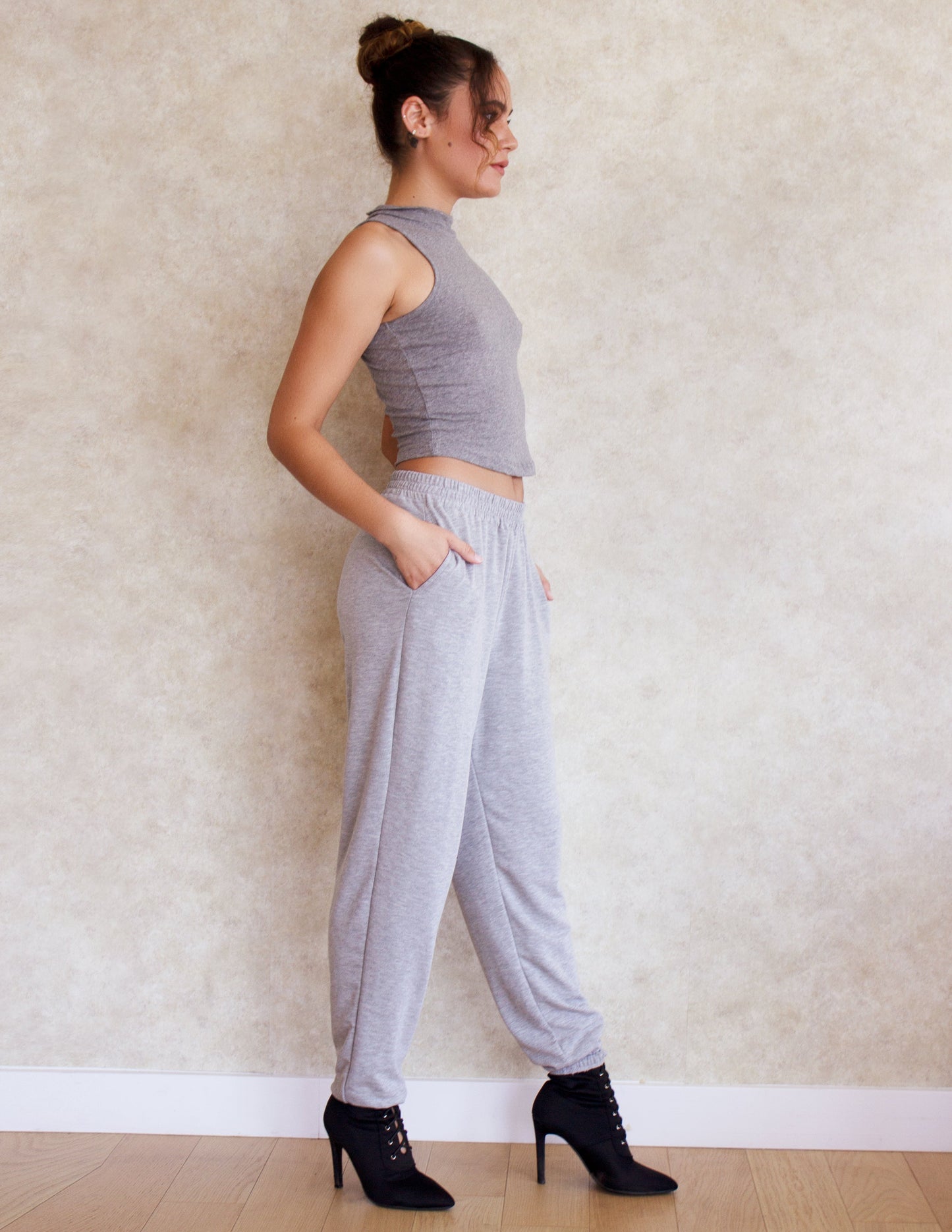 AMICIA JOGGER SET- SMOKE