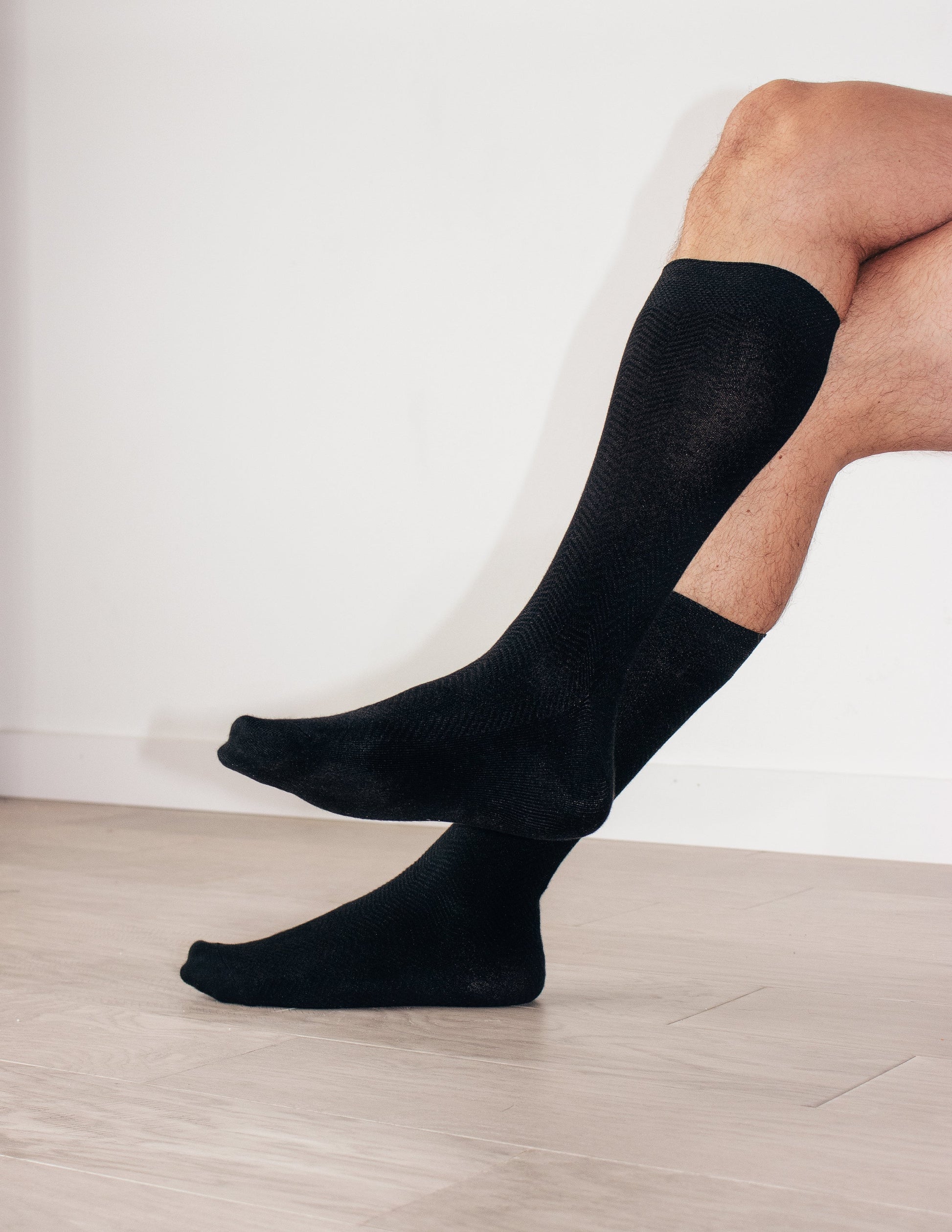 vegan bamboo socks black