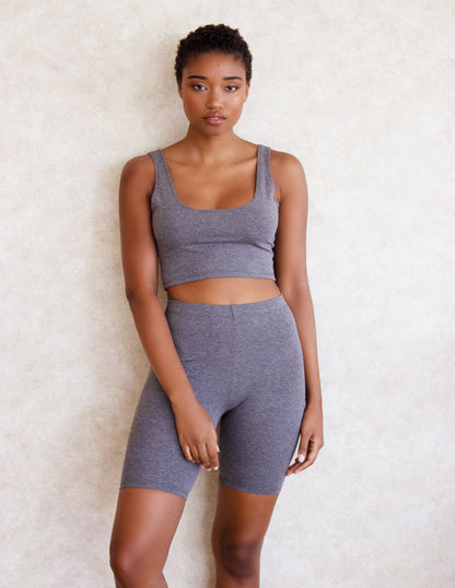 grey vegan set top bottom