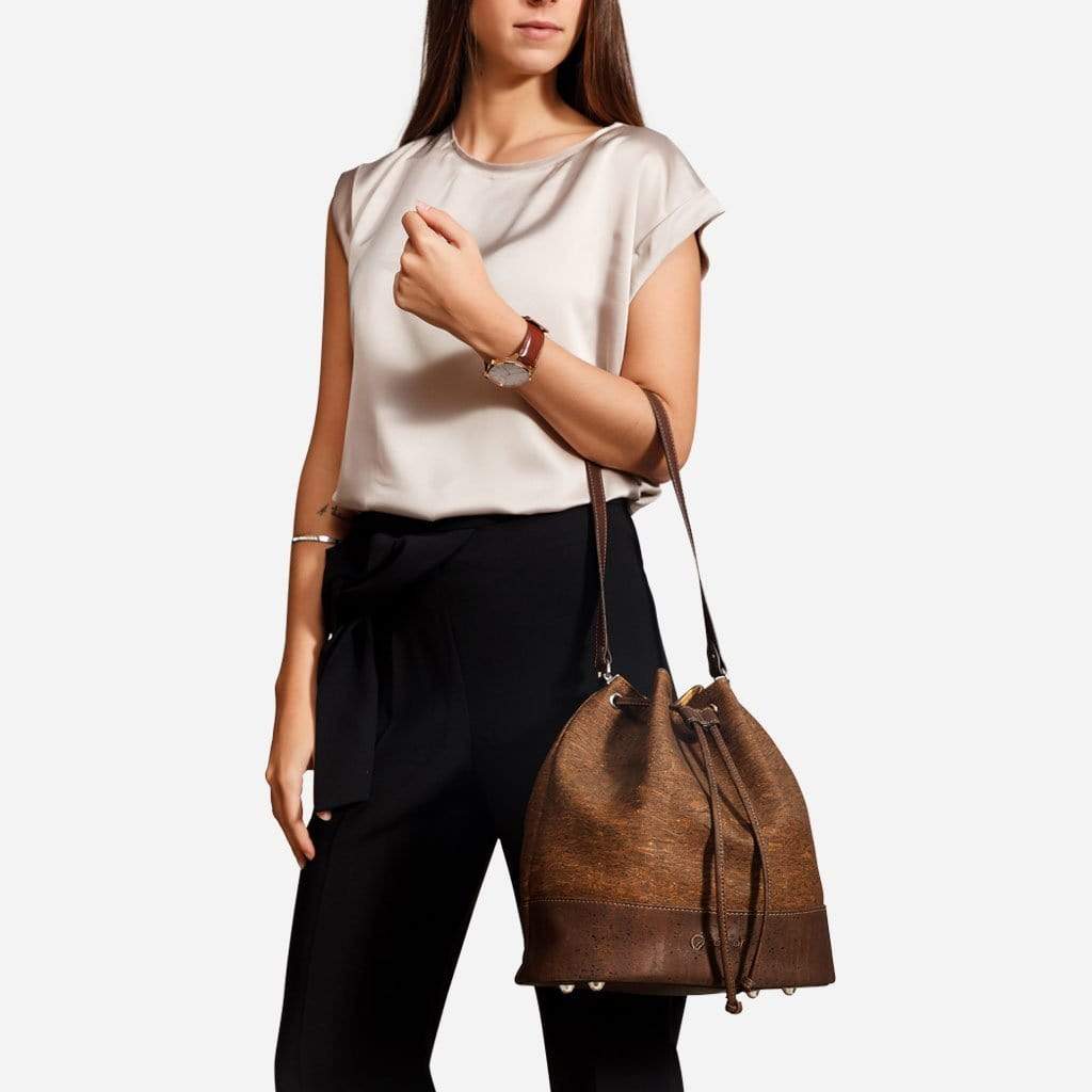 Cork Bucket Bag