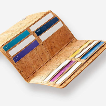 Women Cork Wallet Slim