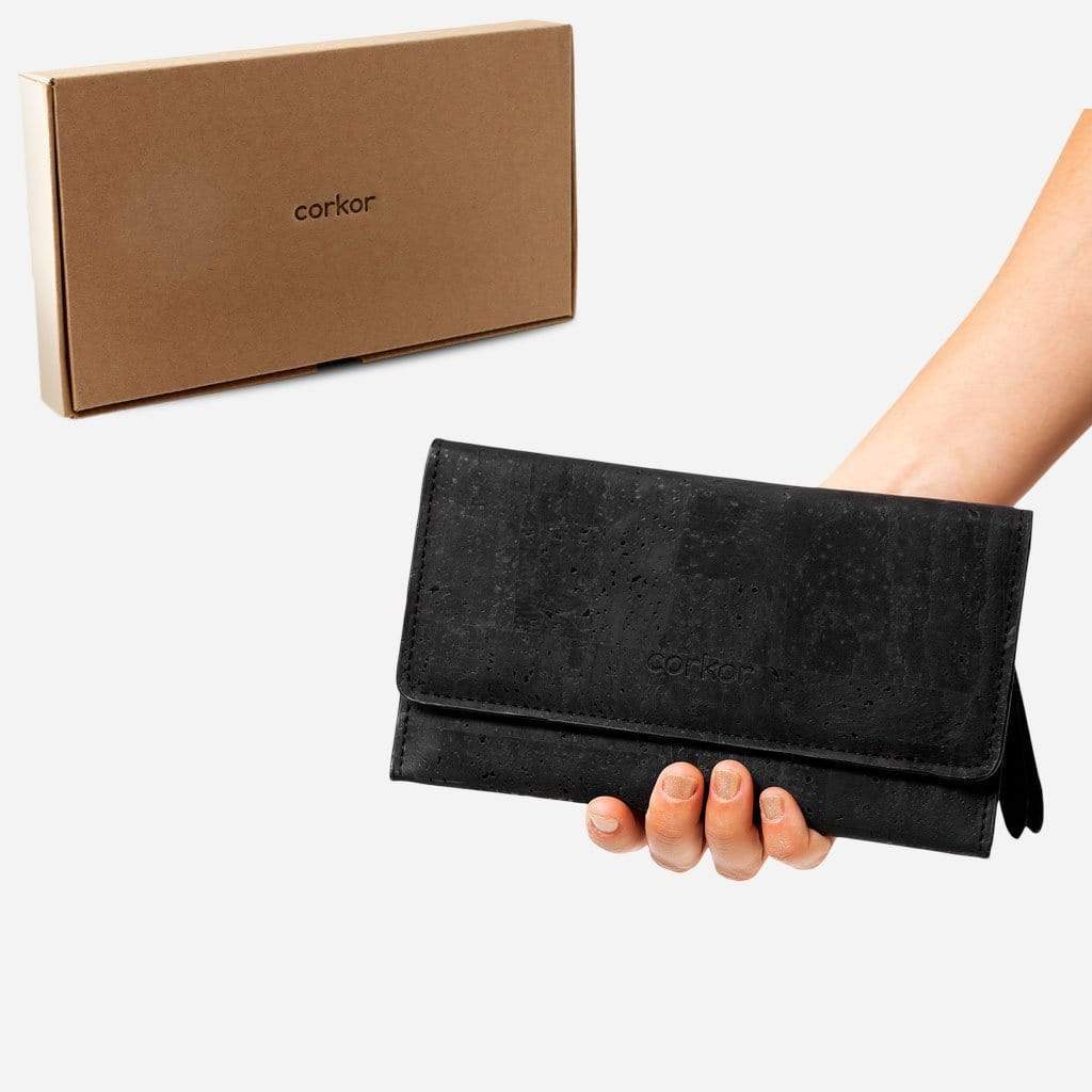 Women Cork Wallet Slim