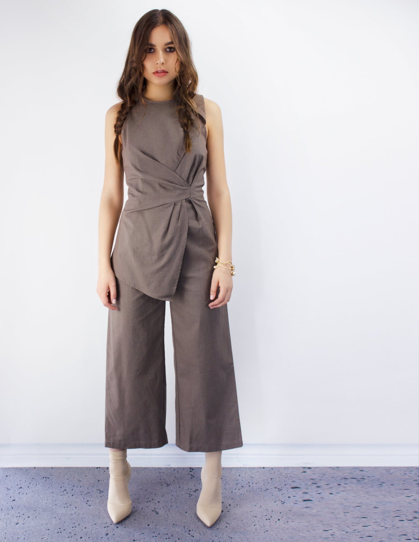 Jumpsuit olive vegan