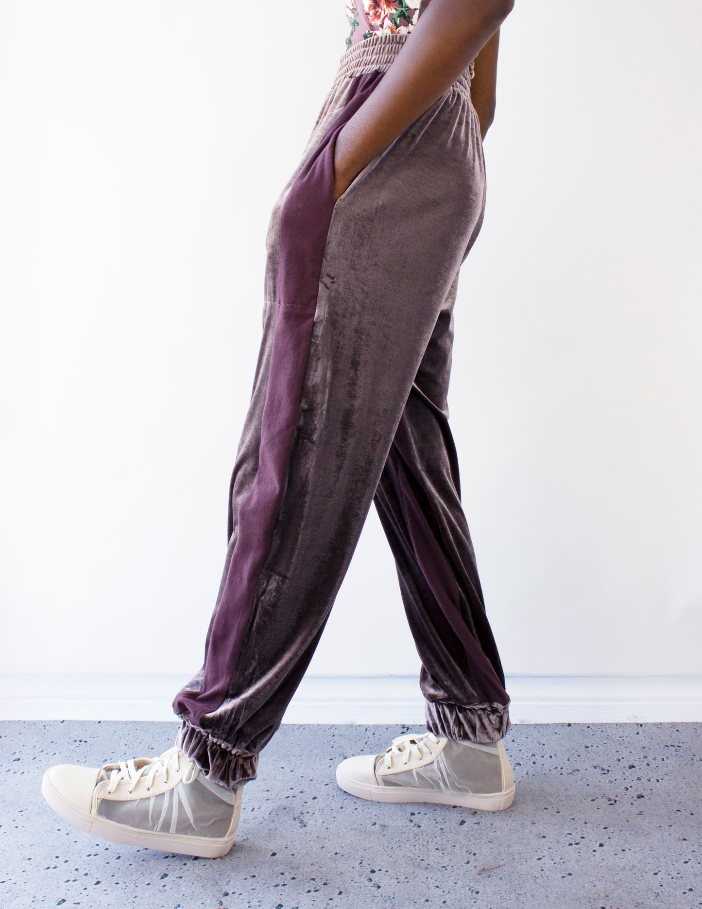 Jogger vegan purple