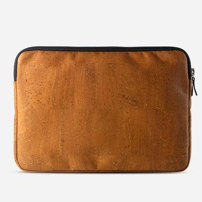 Laptop Sleeve vegan leather cork