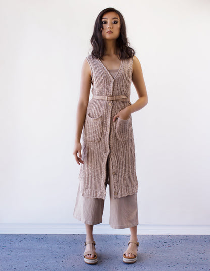 vegan mocha cardigan