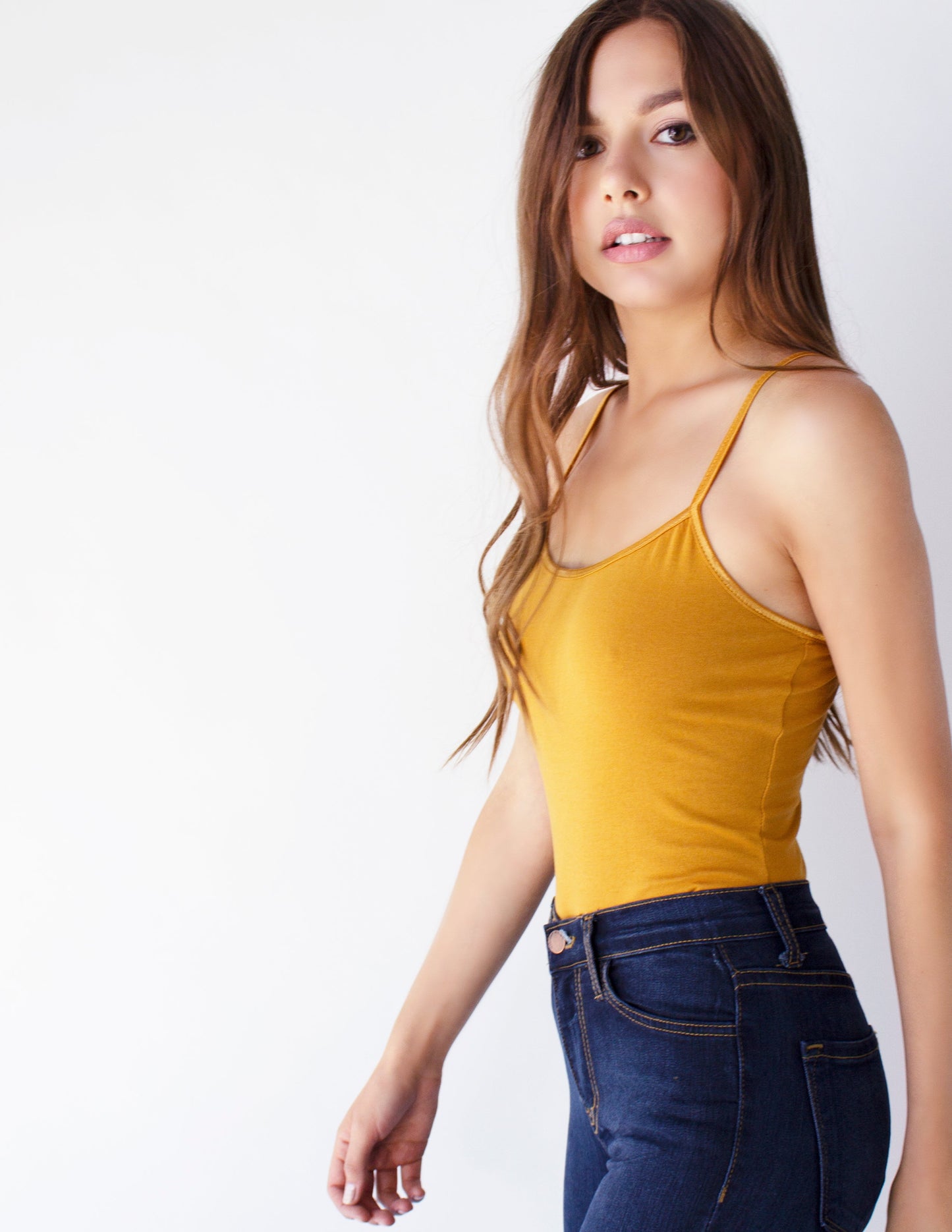 yellow bodysuit