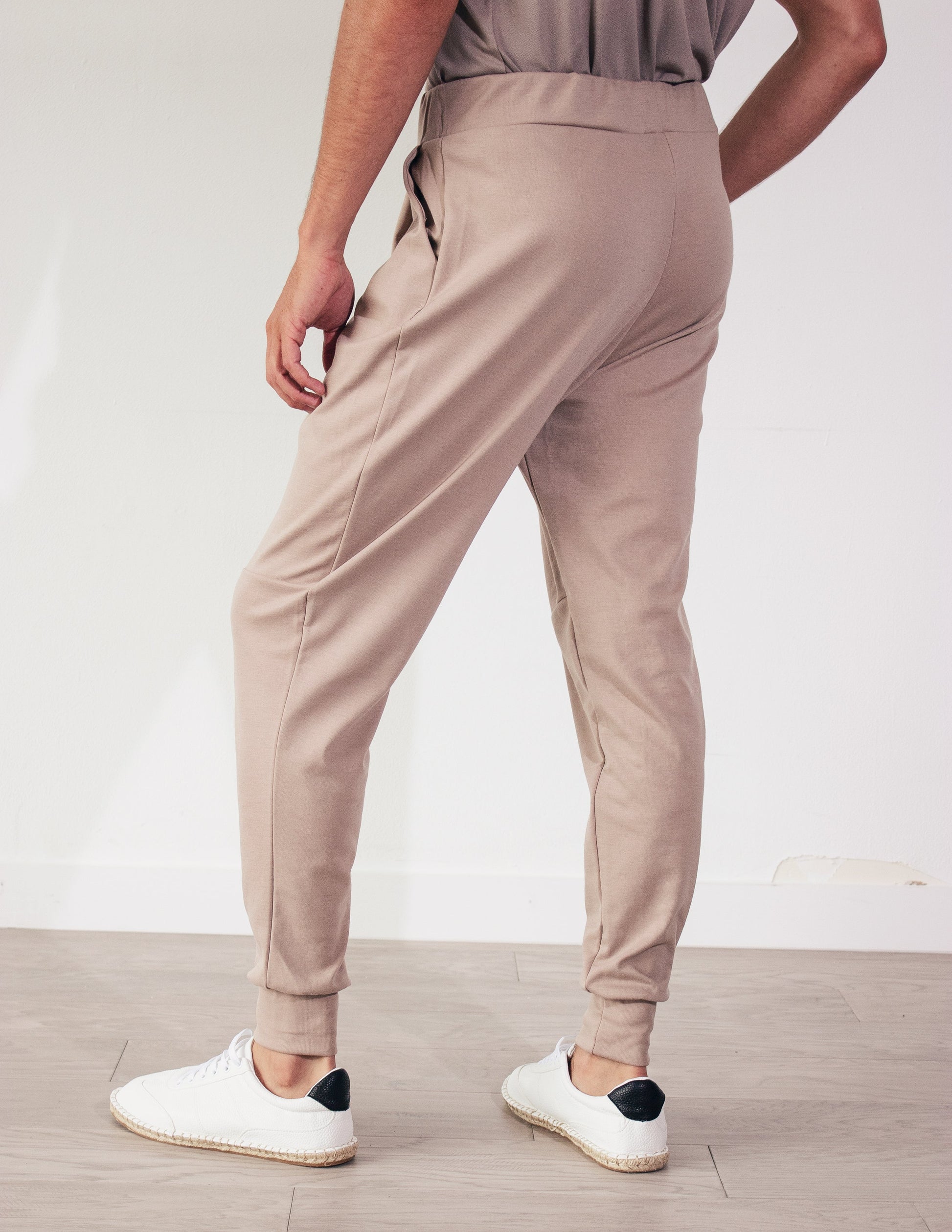 Men Pant Vegan Beige