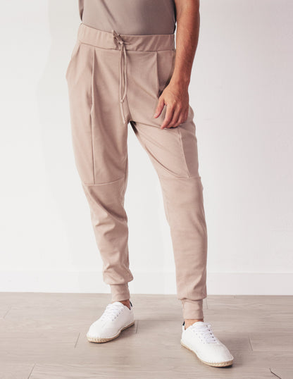 Men Pant Vegan Beige