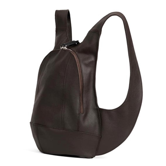 Arsayo bag - Apple skin DARK BROWN